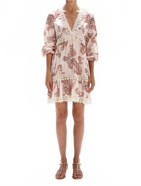 NEW ESPECIA sadira short dress in ivory